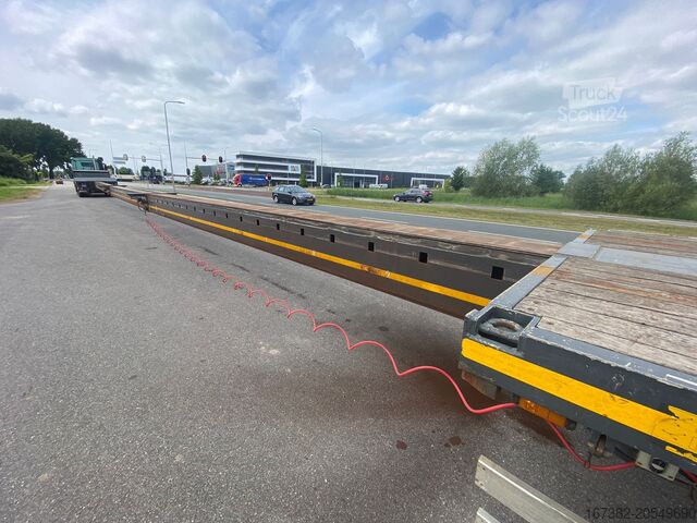 Plattformanhänger Broshuis trailer 3 -time extendable Windmill transporter