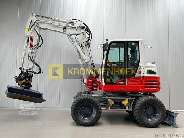 Wielgraafmachine Takeuchi TB 295 W Engcon Draaikantelstuk