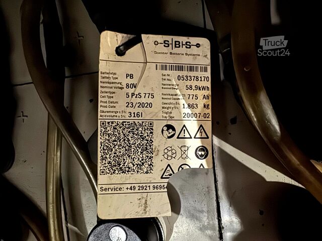 2020-service + UVV indtil 01/2027, 11.450 driftstimer Linde E 30 HL