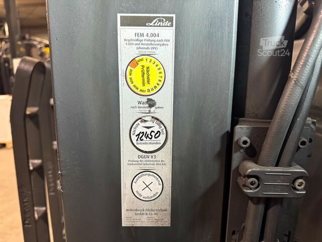 2020-service + UVV indtil 01/2027, 11.450 driftstimer Linde E 30 HL