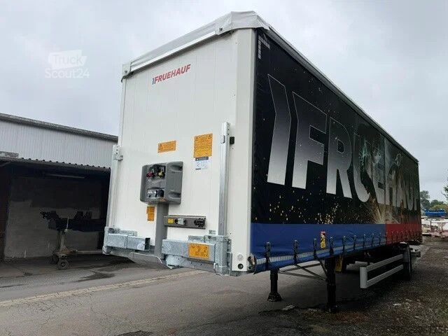 Брезент Fruehauf City Curtainsider steering axle