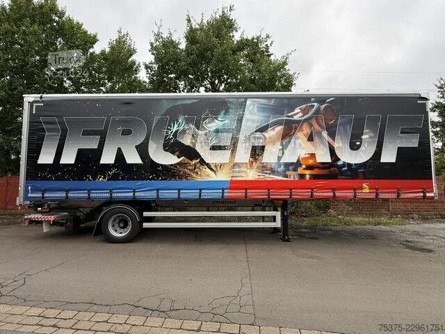Брезент Fruehauf City Curtainsider steering axle