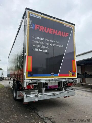 Брезент Fruehauf City Curtainsider steering axle