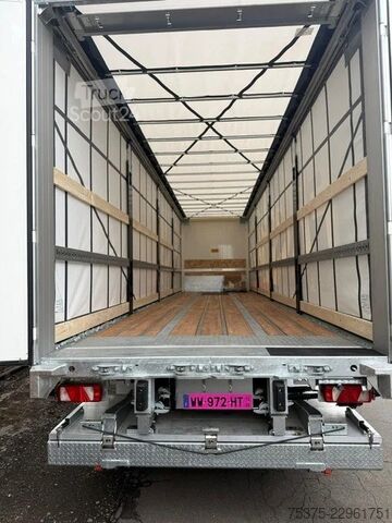 Брезент Fruehauf City Curtainsider steering axle