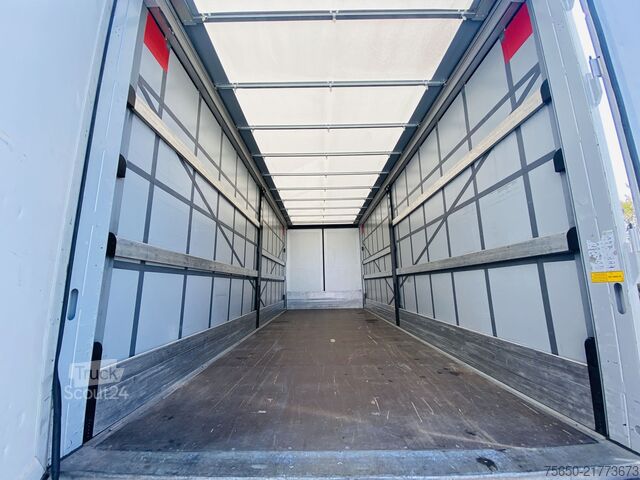 Rimorchio aperto con telone Möslein TPW 105 D Schwebheim  Tandemplanenanhänger