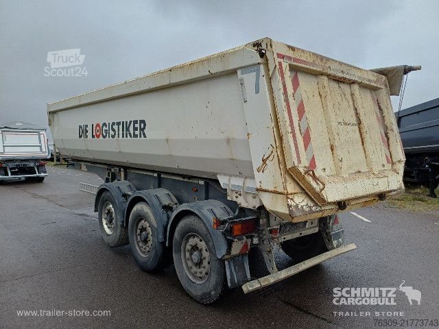 Tippsemitrailer Langendorf Kipper Stahlrundmulde 24m³