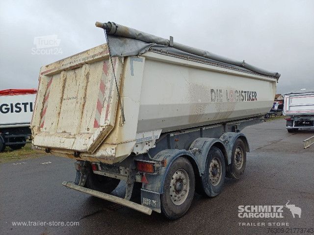 Tippsemitrailer Langendorf Kipper Stahlrundmulde 24m³