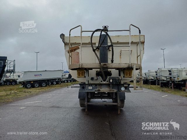 Tippsemitrailer Langendorf Kipper Stahlrundmulde 24m³