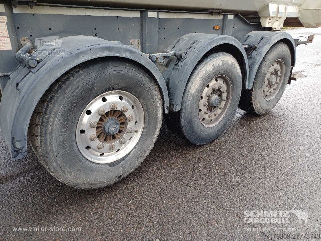 Tippsemitrailer Langendorf Kipper Stahlrundmulde 24m³