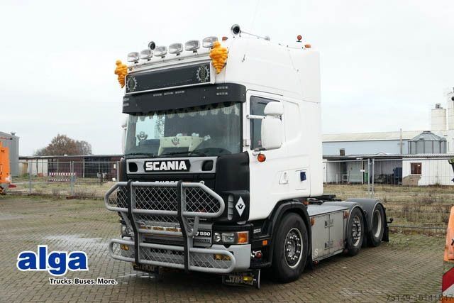 Scania R 164 6x2, V8, Hydraulik, ADR, Klima,Lampenbügel