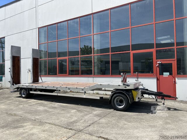 Нископроходен ремарке Möslein T 2 Schwebheim  Neuer 2 Achs Tieflader- Anhänger, Verbreiterung