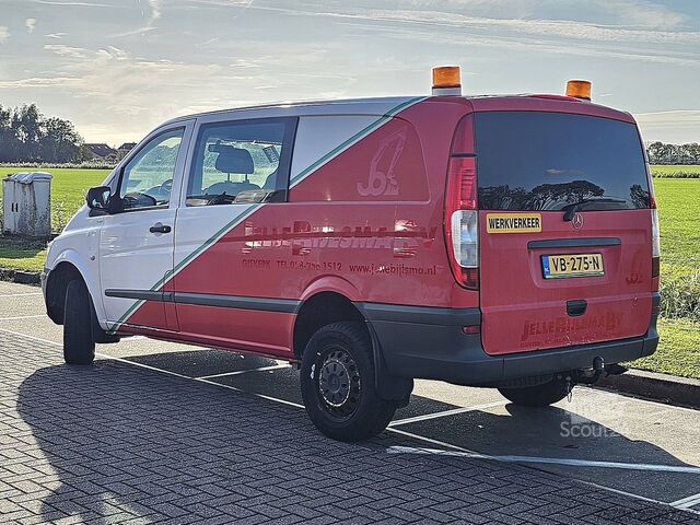 MERCEDES-BENZ VITO 116 L2 dobbeltkabine 4x4, automatgir, klimaanlegg, parkeringsvarmer MERCEDES-BENZ VITO 116 L2 dubbele cabine 4x4 ac automaat stan...