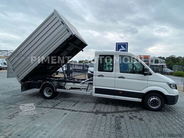 Benne tri-benne VOLKSWAGEN Crafter 50 DOKA 3-S-KIPPER ALU GITTER AHK NAVI