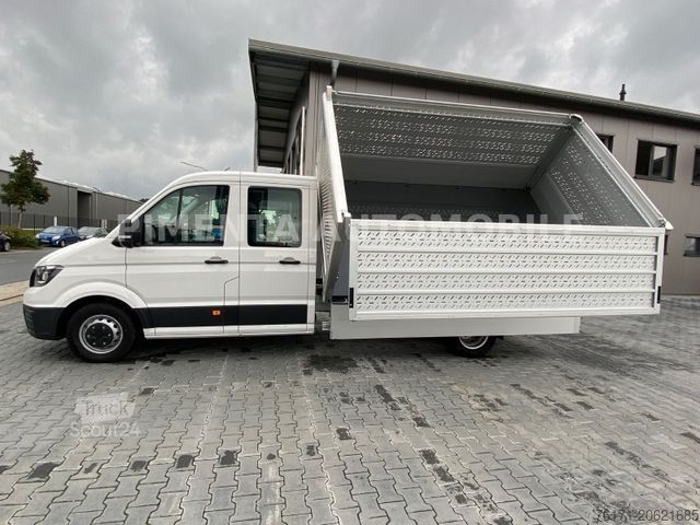 Furgón volquete trilateral VOLKSWAGEN Crafter 50 DOKA 3-S-KIPPER ALU GITTER AHK NAVI