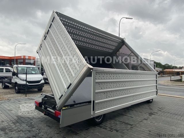 Benne tri-benne VOLKSWAGEN Crafter 50 DOKA 3-S-KIPPER ALU GITTER AHK NAVI