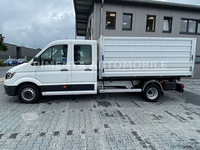 Benne tri-benne VOLKSWAGEN Crafter 50 DOKA 3-S-KIPPER ALU GITTER AHK NAVI