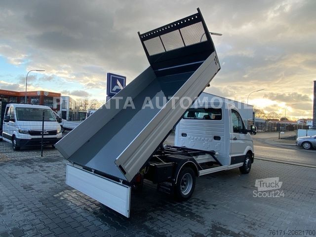 Driezijdige kipper bestelwagen VOLKSWAGEN Crafter 50 DREISEITENKIPPER AHK NAVI KLIMA TEMPO