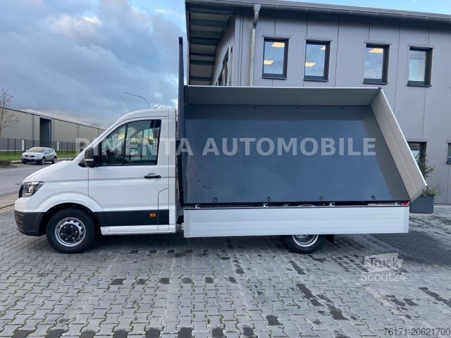 Driezijdige kipper bestelwagen VOLKSWAGEN Crafter 50 DREISEITENKIPPER AHK NAVI KLIMA TEMPO