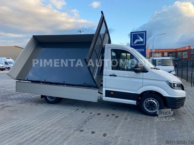 Driezijdige kipper bestelwagen VOLKSWAGEN Crafter 50 DREISEITENKIPPER AHK NAVI KLIMA TEMPO