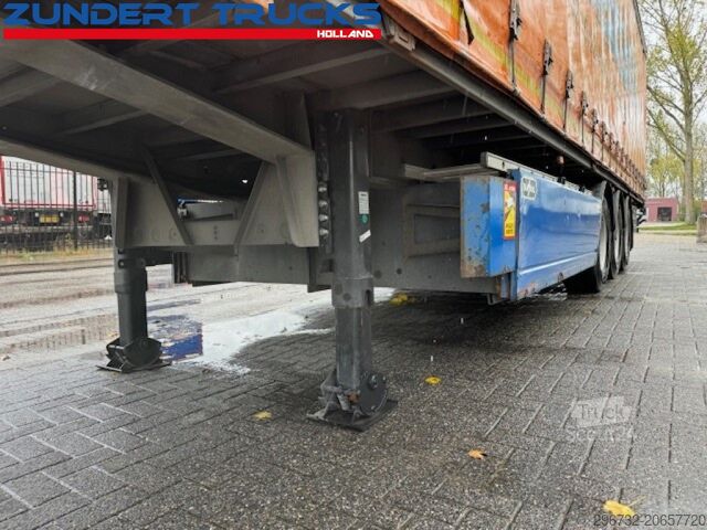 Stumdomi tentai Van Hool 3 AS SCHUIFZEILEN TRAILER, PALLET BOX