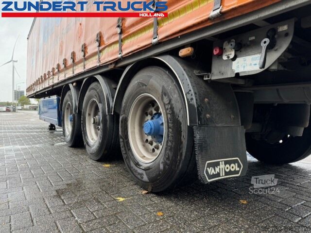 Stumdomi tentai Van Hool 3 AS SCHUIFZEILEN TRAILER, PALLET BOX