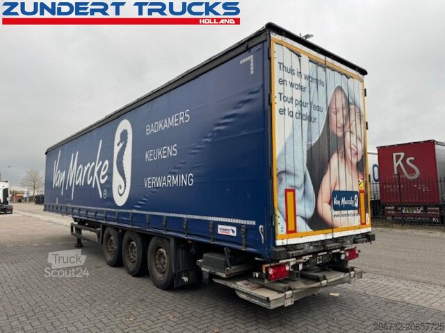 Schiebeplanen Schmitz Cargobull 3 AS SCHUIFZEILEN TRAILER, LIFT AXLE, TAIL LIFT