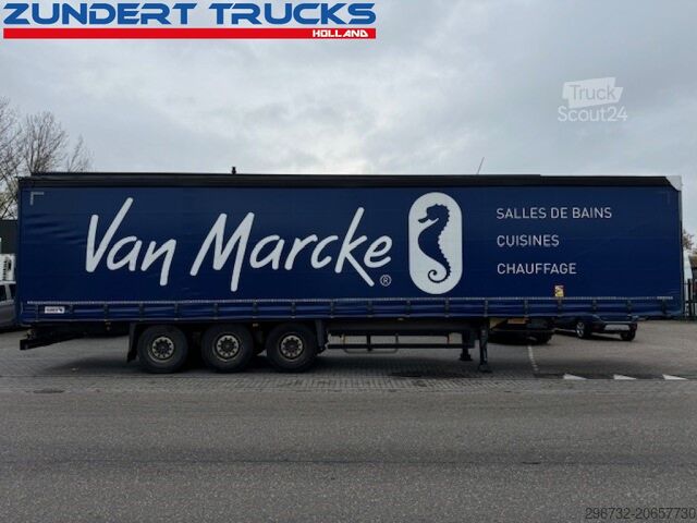 Schiebeplanen Schmitz Cargobull 3 AS SCHUIFZEILEN TRAILER, LIFT AXLE