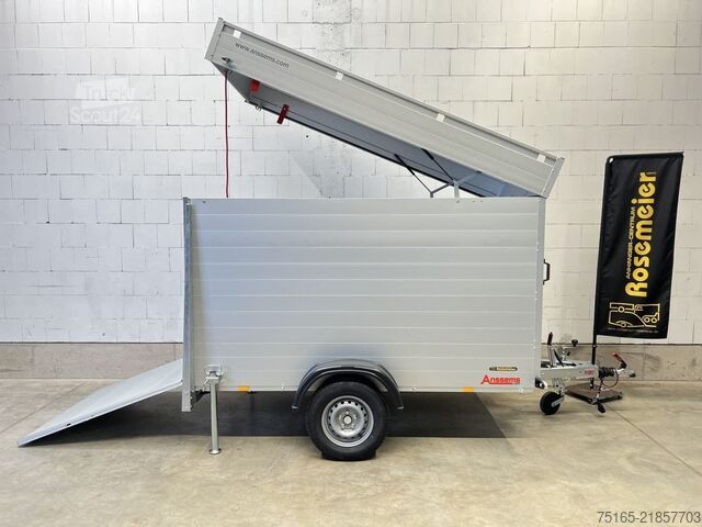 Remolque de plataforma con cubierta ANSSEMS GTB 1200 VT3 Deckelanhänger
