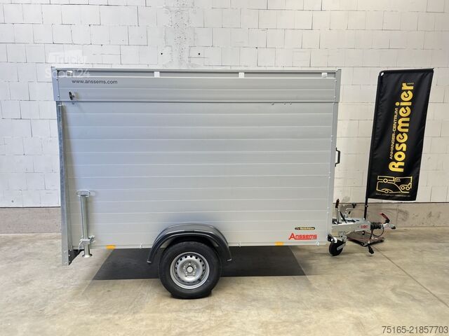 Remolque de plataforma con cubierta ANSSEMS GTB 1200 VT3 Deckelanhänger