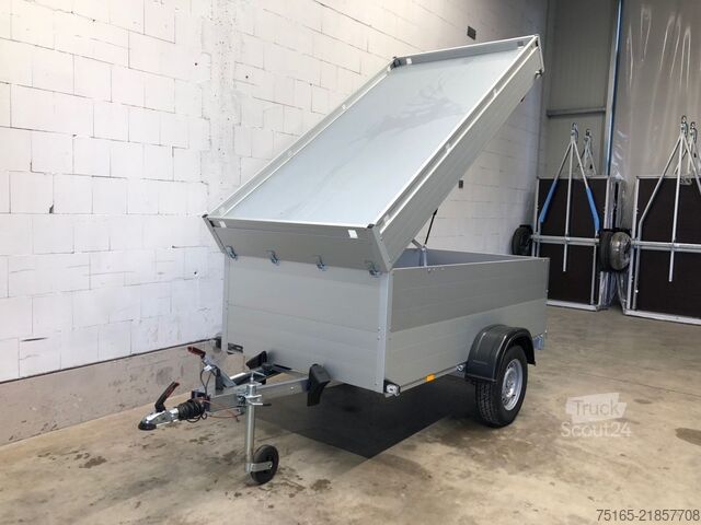 Remolque de plataforma con cubierta ANSSEMS GTB 1200 VT1 Deckelanhänger