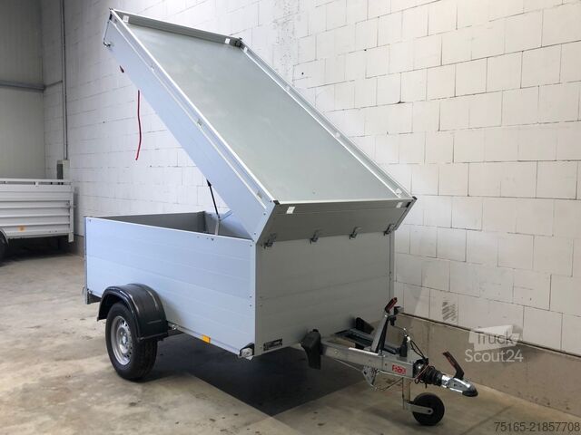 Remolque de plataforma con cubierta ANSSEMS GTB 1200 VT1 Deckelanhänger
