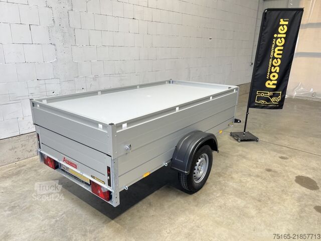 Remolque de plataforma con cubierta ANSSEMS GTB 1200 HT Deckelanhänger