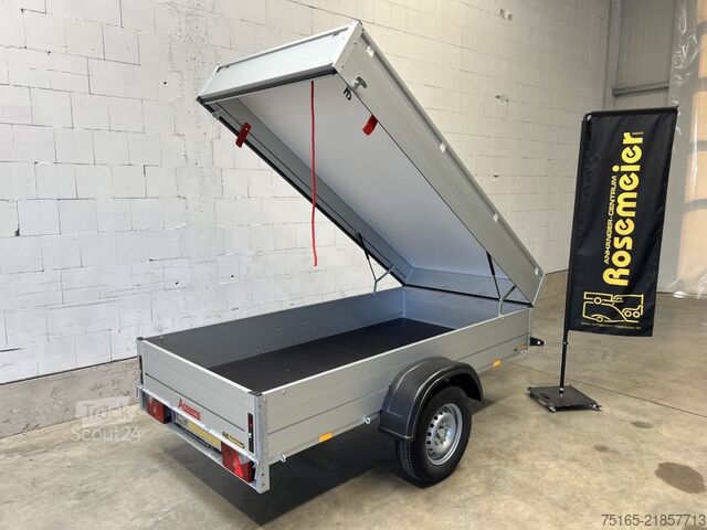 Remolque de plataforma con cubierta ANSSEMS GTB 1200 HT Deckelanhänger