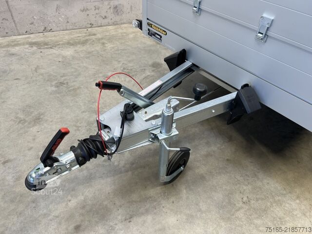 Remolque de plataforma con cubierta ANSSEMS GTB 1200 HT Deckelanhänger
