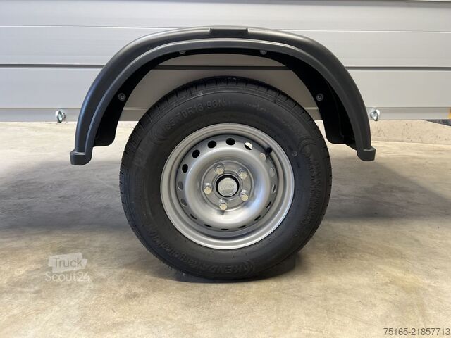 Remolque de plataforma con cubierta ANSSEMS GTB 1200 HT Deckelanhänger