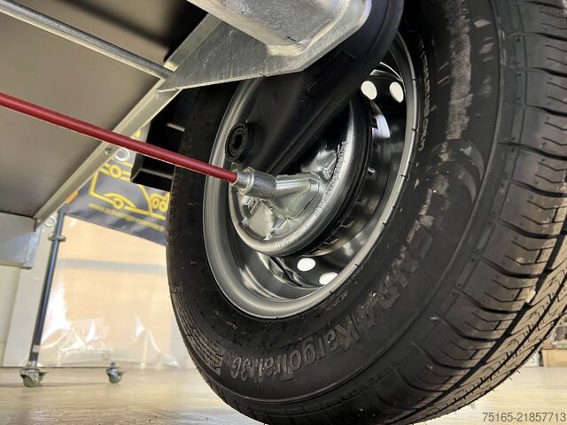 Remolque de plataforma con cubierta ANSSEMS GTB 1200 HT Deckelanhänger