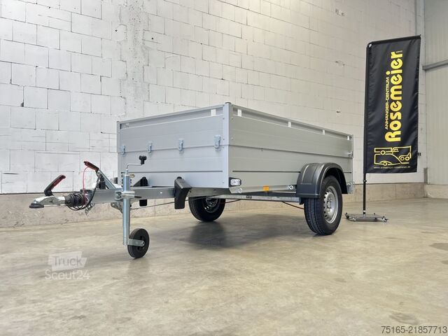 Remolque de plataforma con cubierta ANSSEMS GTB 1200 HT Deckelanhänger