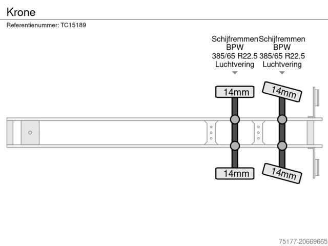 Чемодан Krone