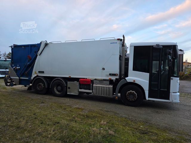 Müllwagen MERCEDES-BENZ 2635 NTM 2 Kammern 12,6+6,2 cbm, Klima