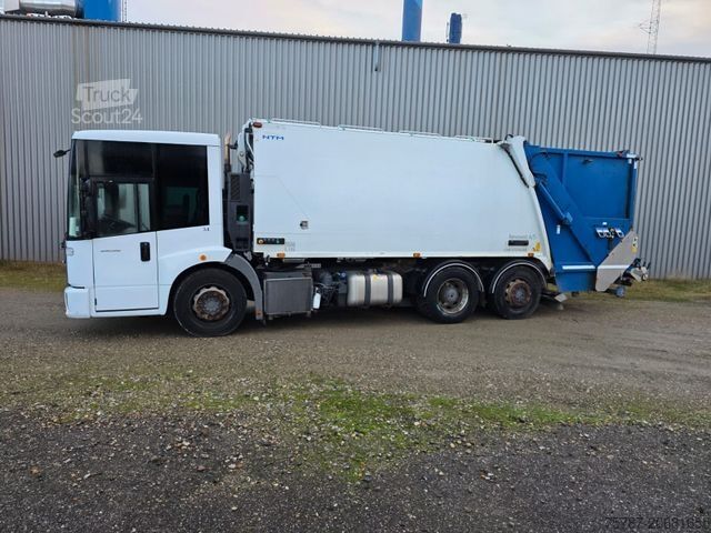 Çöp kamyonu MERCEDES-BENZ 2635 NTM 2 Kammern 12,6+6,2 cbm, Klima