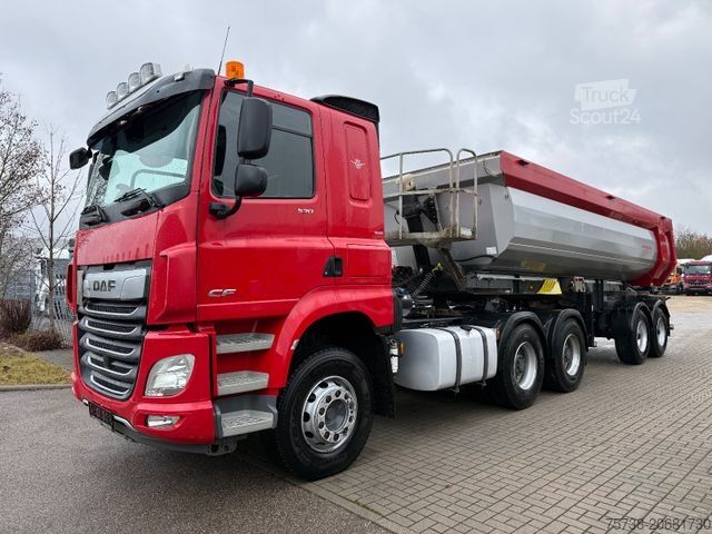 Standard nyergesvontató DAF CF 530 6x4 Intarder + Schwarzmüller Hardox