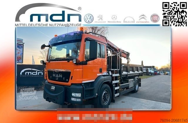 Sklápěcí vůz MAN TGS 18.320 4x4 Kipper KRAN 21m FUNK Winterdienst
