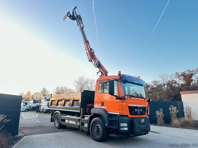 Sklápěcí vůz MAN TGS 18.320 4x4 Kipper KRAN 21m FUNK Winterdienst