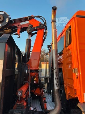 Jeřáb na nákladním automobilu MAN TGS 18.320 4x4 Kipper KRAN 21m FUNK Winterdienst