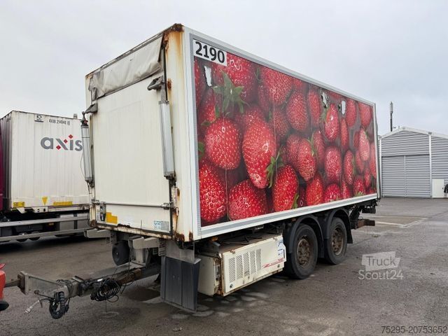 Koeltrailers ROHR 2 Achs Tandem Koffer Durchladesystem LBW defekt