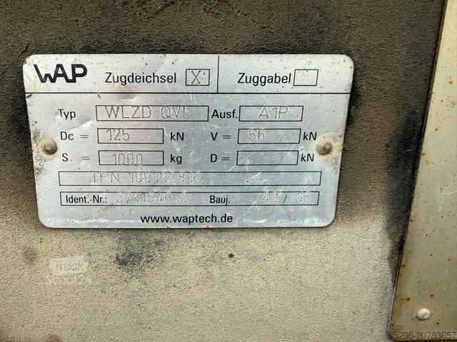 Koeltrailers SCHMITZ CARGOBULL 2 Achs Tandem Koffer Durchladesystem LBW defekt