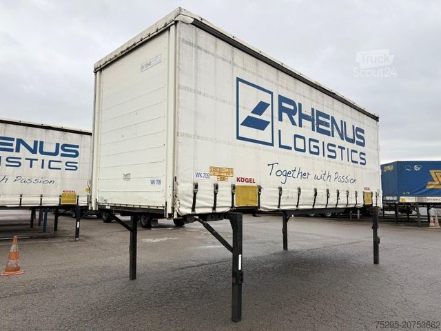 Swap body trailer KÖGEL 745 BDF Brücke Edscha Schiebeplane InnenH 2,50m