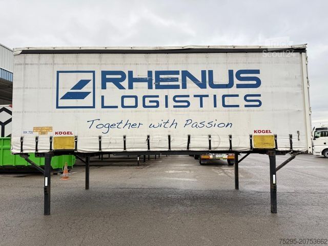 Swap body trailer KÖGEL 745 BDF Brücke Edscha Schiebeplane InnenH 2,50m