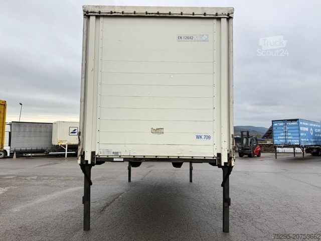 Wissellaadbak oplegger KÖGEL 745 BDF Brücke Edscha Schiebeplane InnenH 2,50m