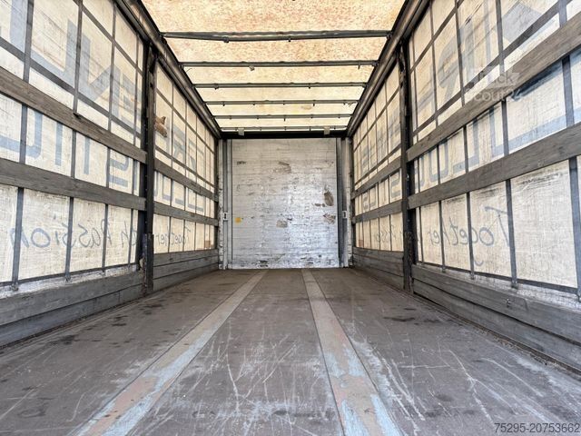 Wissellaadbak oplegger KÖGEL 745 BDF Brücke Edscha Schiebeplane InnenH 2,50m